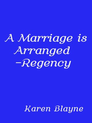 cover image of A Marriage is Arranged